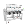 DS-1504 कंप्यूटर कढ़ाई मशीन 4 सिर टी-शर्ट हैट कढ़ाई