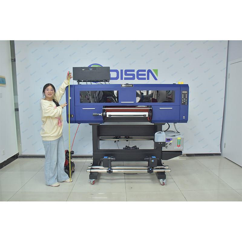 60 सेमी यूवी डीटीएफ प्रिंटर क्रिस्टल लेबल पीटींटिंग मल्टी कलर 3डी प्रिंटिंग फैक्टरी कीमत