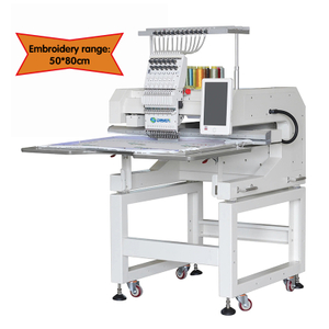 पुल प्रकार एकल सिर कढ़ाई मशीन 50*80 कढ़ाई क्षेत्र