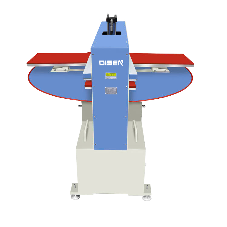 DS-25-1 40*50 सेमी स्वचालित चार स्टेशन टी-शर्ट उर्ध्वपातन वायवीय हीट ट्रांसफर प्रेस मशीन