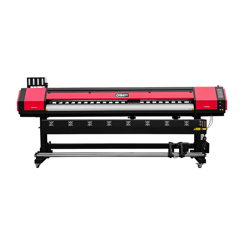 DS-MC2502P डिजिटल इंकजेट पीवीसी विनाइल फ्लैग वॉलपेपर प्रिंटिंग मशीन 2.5M बड़े प्रारूप इको सॉल्वेंट प्रिंटर