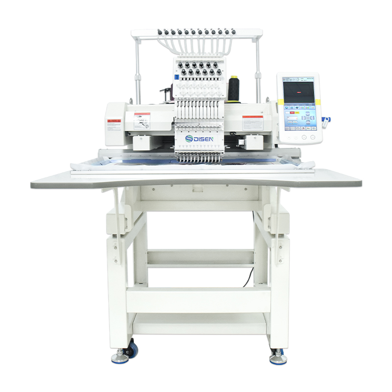 कम्प्यूटरीकृत कढ़ाई मशीन 500*800 मिमी टी-शर्ट कढ़ाई 12/15 सुई