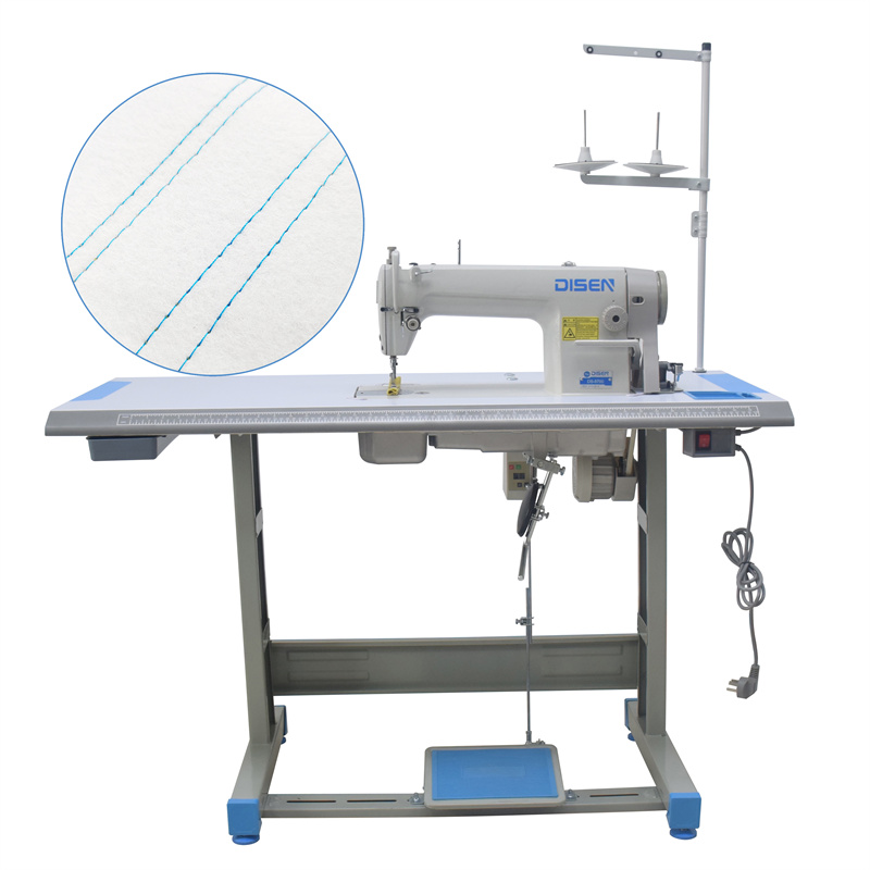 डीएस-8700 मल्टी फंक्शन मैनुअल लॉकस्टिच सिलाई मशीन, कपड़ा के लिए औद्योगिक सिलाई मशीन