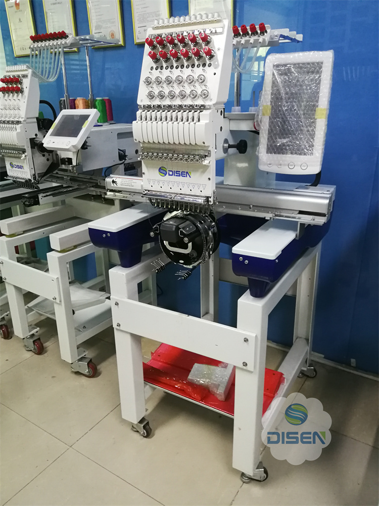 चीन फैक्टरी के लिए DS-W1201 स्वचालित लेबल सिंगल हेड कढ़ाई मशीन