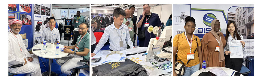 दुबई प्रदर्शनी, ग्राहकों के साथ फोटो