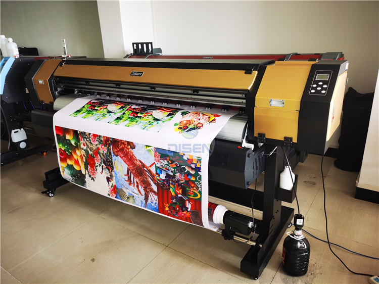  1.8m Xp600 प्रिंट हेड प्लॉटर बड़े प्रारूप कैनवास विनाइल बैनर पोस्टर इंकजेट इको सॉल्वेंट प्रिंटर
