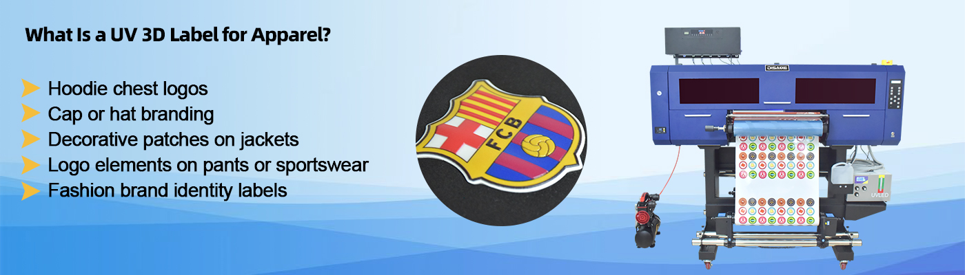 परिधान के लिए यूवी 3डी लेबल क्या है?