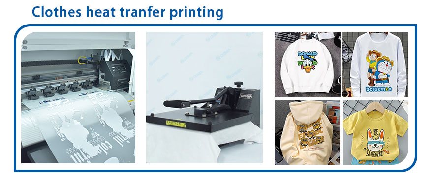 कपड़ों के DTF-PRINTER-EFFECTION के लिए 60cm 