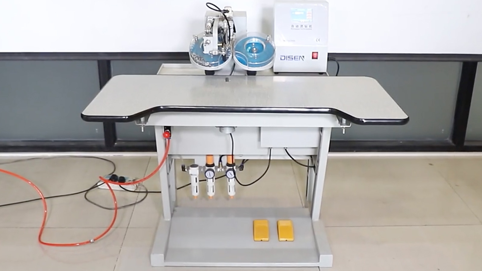 डिसेन अर्ध-स्वचालित स्फटिक हॉट फिक्सिंग मशीन